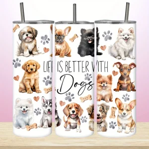 1pc/20oz/590ml/Funny Pets Dog Tumbler